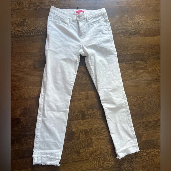 Lilly Pulitzer White Jeans - Picture 2 of 9